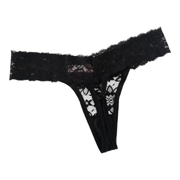 new Black Lace Thong M - Picture 2 of 5